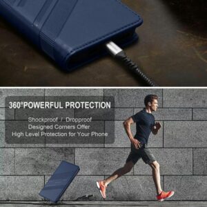 Τel1 Xiaomi Redmi A5 4G Embossed Multi-functional Wallet Θήκη Βιβλίο - Dark Blue