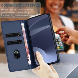 Τel1 Xiaomi Redmi A5 4G Embossed Multi-functional Wallet Θήκη Βιβλίο - Dark Blue