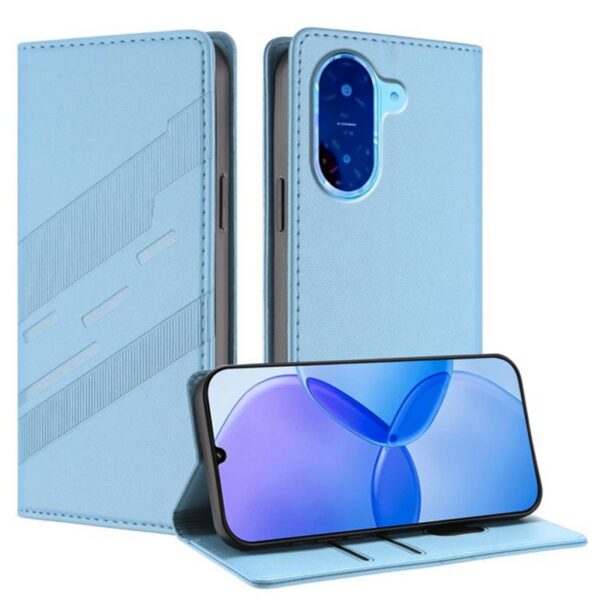 Τel1 Xiaomi Redmi A5 4G Embossed Multi-functional Wallet Θήκη Βιβλίο - Light Blue