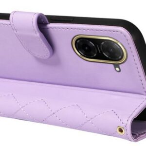 Τel1 Xiaomi Redmi A5 4G Diamond Grid Θήκη Βιβλίο - Purple