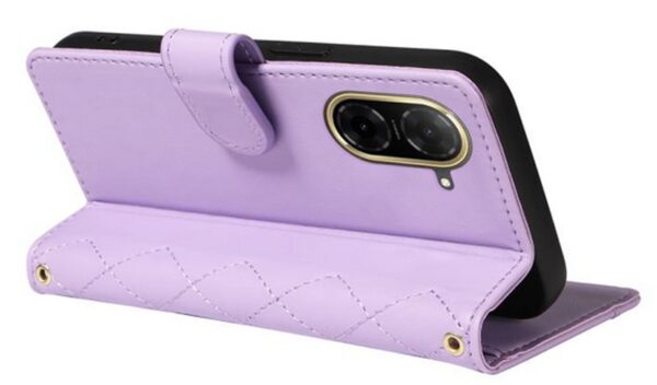 Τel1 Xiaomi Redmi A5 4G Diamond Grid Θήκη Βιβλίο - Purple