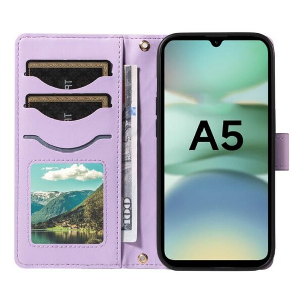 Τel1 Xiaomi Redmi A5 4G Diamond Grid Θήκη Βιβλίο - Purple