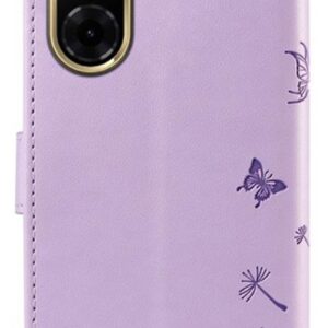 Τel1 Xiaomi Redmi A5 4G Dandelion Embossed Pattern Θήκη Βιβλίο - Purple