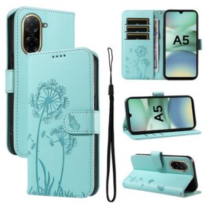 Τel1 Xiaomi Redmi A5 4G Dandelion Embossed Pattern Θήκη Βιβλίο - Green