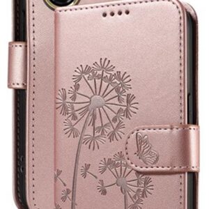 Τel1 Xiaomi Redmi A5 4G Dandelion Embossed Pattern Θήκη Βιβλίο - Pink