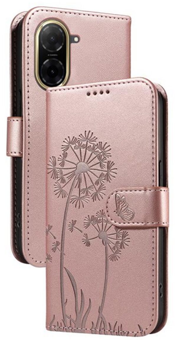 Τel1 Xiaomi Redmi A5 4G Dandelion Embossed Pattern Θήκη Βιβλίο - Pink