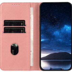 Τel1 Xiaomi Redmi A5 4G Strong Magnetic Frosted Flip Θήκη Βιβλίο - Pink