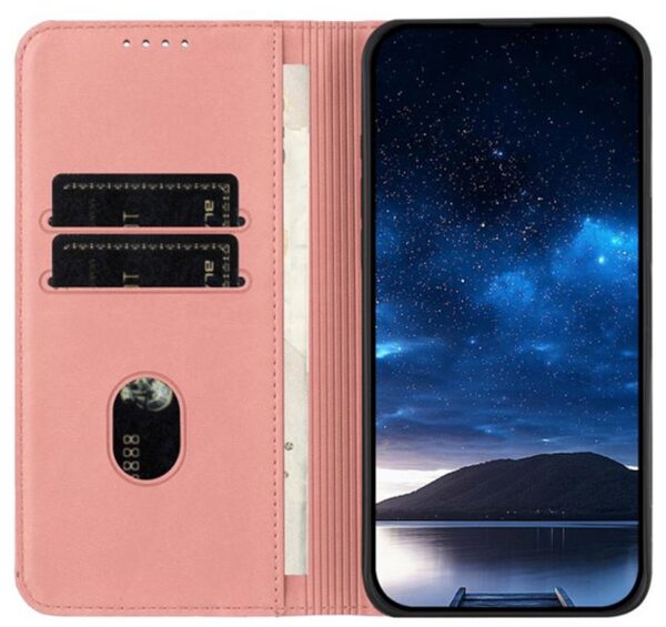 Τel1 Xiaomi Redmi A5 4G Strong Magnetic Frosted Flip Θήκη Βιβλίο - Pink