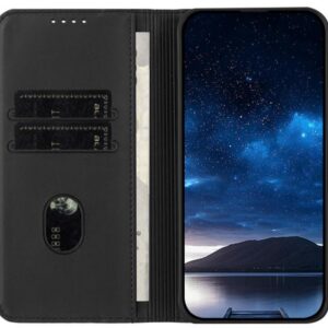 Τel1 Xiaomi Redmi A5 4G Strong Magnetic Frosted Flip Θήκη Βιβλίο - Black