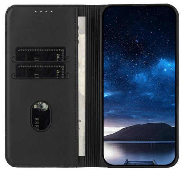 Τel1 Xiaomi Redmi A5 4G Strong Magnetic Frosted Flip Θήκη Βιβλίο - Black