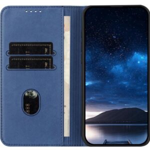 Τel1 Xiaomi Redmi A5 4G Strong Magnetic Frosted Flip Θήκη Βιβλίο - Blue