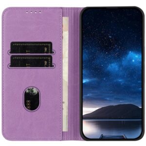 Τel1 Xiaomi Redmi A5 4G Strong Magnetic Frosted Flip Θήκη Βιβλίο - Purple