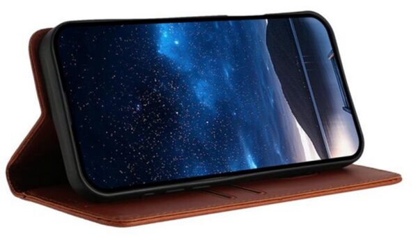 Τel1 Xiaomi Redmi A5 4G Strong Magnetic Frosted Flip Θήκη Βιβλίο - Brown