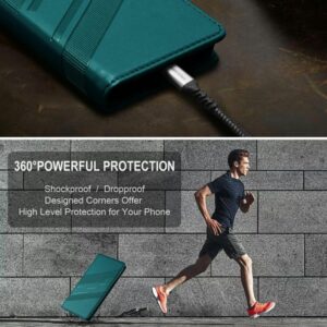 Τel1 Xiaomi Redmi A5 4G Embossed Multi-functional Wallet Θήκη Βιβλίο - Dark Green