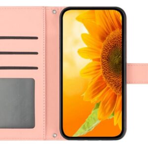 Tel1 Xiaomi Redmi A5 4G Sun Flower Θήκη Βιβλίο - Pink