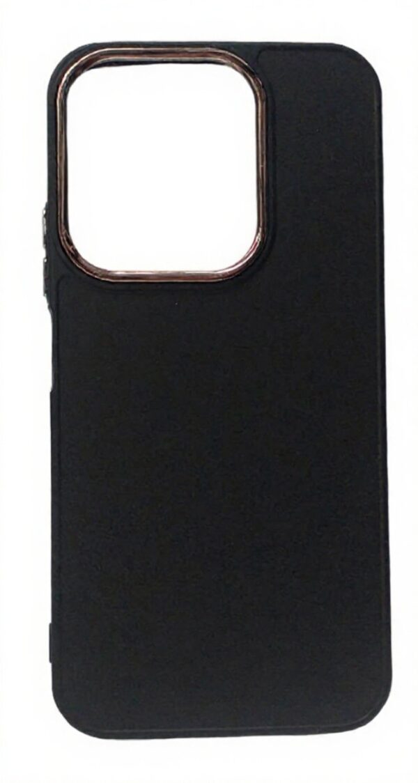 Forcell Xiaomi Redmi 15C 4G / 5G / Poco C85 Frame Θήκη Σιλικόνης - Black