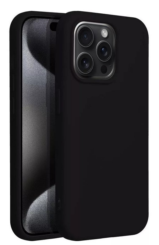 Forcell iPhone 14 Pro Θήκη Σιλικόνης - Black