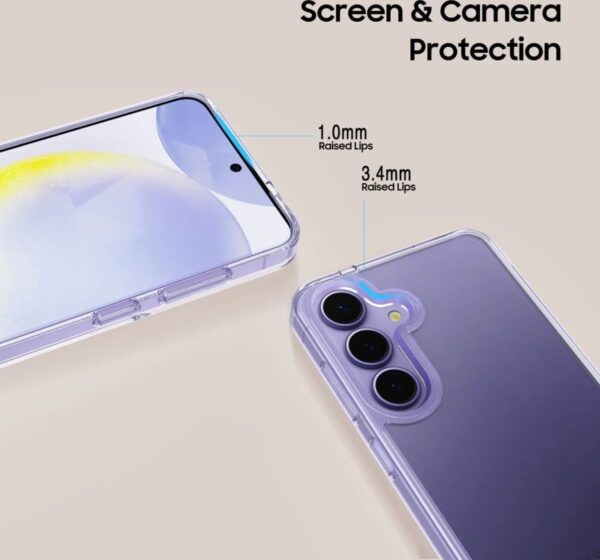 Tech - Protect Samsung Galaxy S25 FE Flexair Hybrid Θήκη Σιλικόνης - Διάφανη