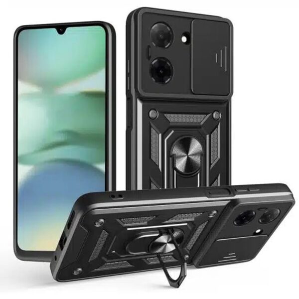 Forcell Xiaomi Redmi A5 4G Sliding Camshield Θήκη Σκληρή - Black