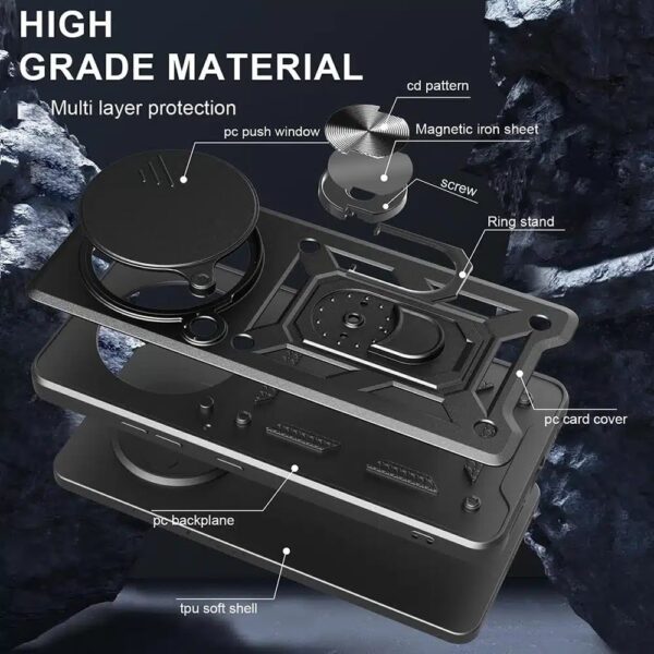 Forcell Xiaomi Redmi A5 4G Sliding Camshield Θήκη Σκληρή - Black