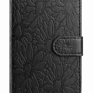 Tel1 Xiaomi Redmi 15C / Poco C85 Daisy Embossed Θήκη Βιβλίο - Black