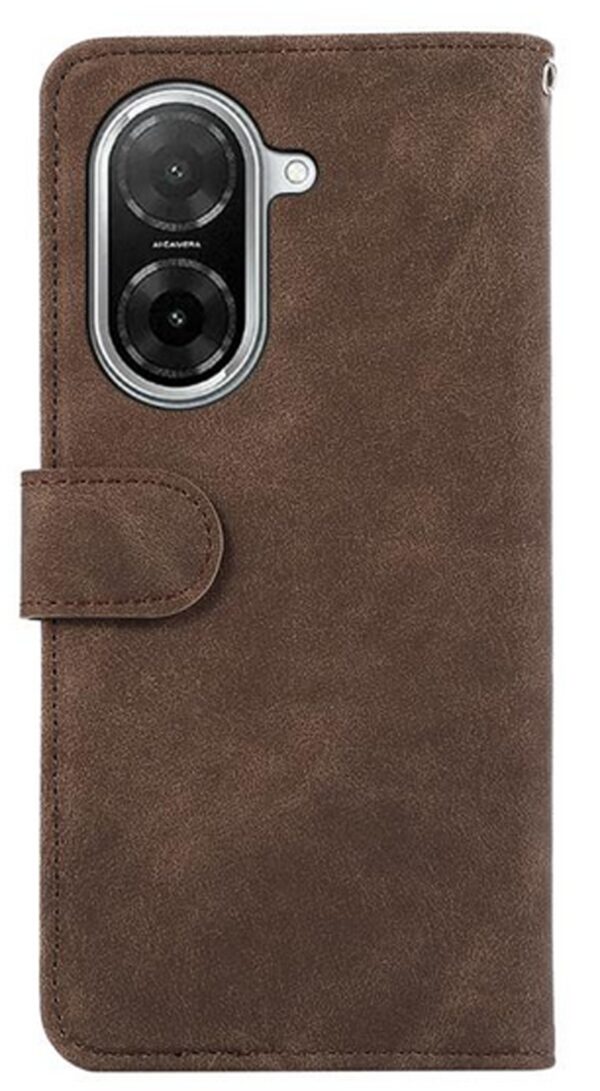 ABEEL Xiaomi Redmi A5 4G Color Block Θήκη Βιβλίο - Brown Blue