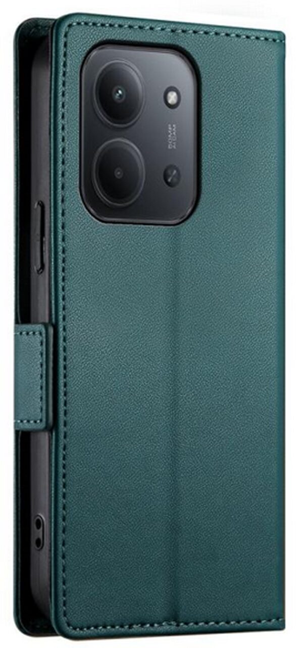 Tel1 Xiaomi Redmi 15C / Poco C85 Side Buckle Magnetic Θήκη Βιβλίο - Dark Green