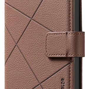 BINFEN COLOR Xiaomi Redmi 15C / Poco C85 Geometric Pattern RFID Θήκη Βιβλίο - Brown