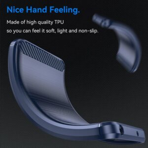 Forcell Xiaomi Redmi 15C 4G / 5G / Poco C85 Carbon Fiber Θήκη Σιλικόνης - Blue