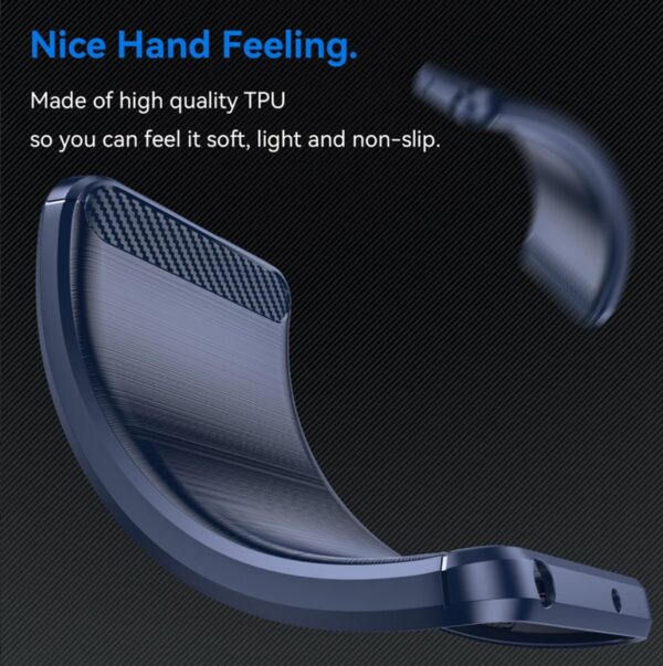 Forcell Xiaomi Redmi 15C 4G / 5G / Poco C85 Carbon Fiber Θήκη Σιλικόνης - Blue