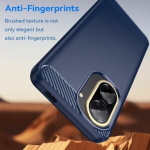 Forcell Xiaomi Redmi 15C 4G / 5G / Poco C85 Carbon Fiber Θήκη Σιλικόνης - Blue