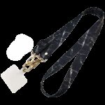 Universal Λουράκι Λαιμού για Smartphone Neck Strap With Hook For Smartphone Black Gold