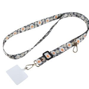 Universal Λουράκι Λαιμού για Smartphone Neck Strap With Hook For Smartphone Daisies