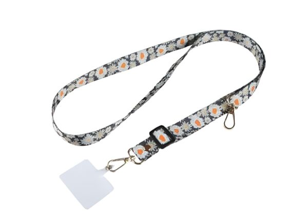 Universal Λουράκι Λαιμού για Smartphone Neck Strap With Hook For Smartphone Daisies