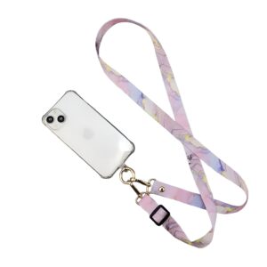 Universal Λουράκι Λαιμού για Smartphone Neck Strap With Hook For Smartphone Marble