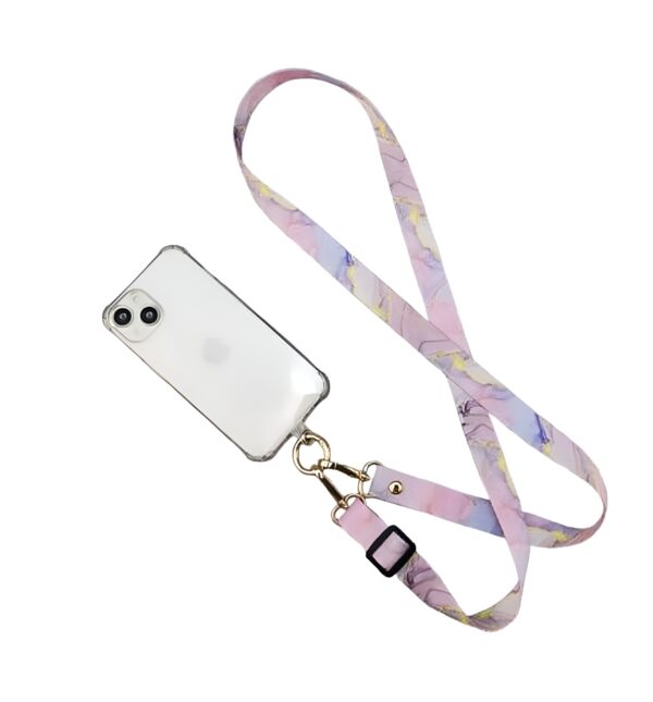 Universal Λουράκι Λαιμού για Smartphone Neck Strap With Hook For Smartphone Marble