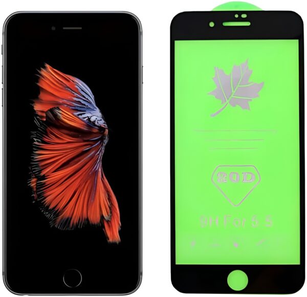 iPhone 6 / 6s Προστασία Οθόνης με Μαύρο Περίγραμμα Idol 1991 20D Full Face Tempered Glass