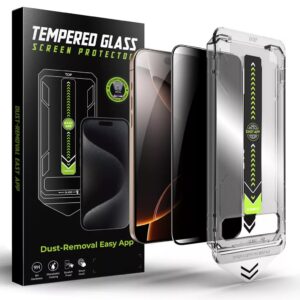 iPhone 17 Pro Max Προστασία Οθόνης Techsuit TitanGlass Privacy Full Face Tempered Glass