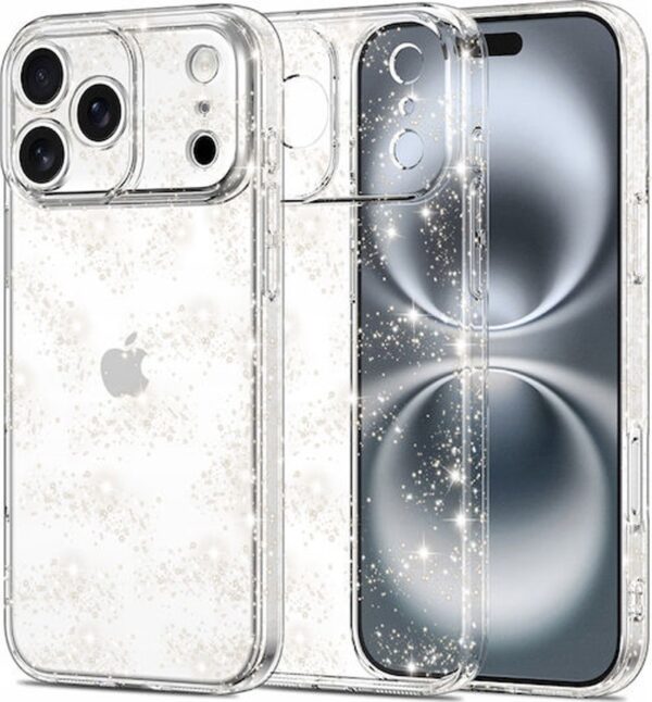 Techsuit iPhone 17 Pro SparkleSkin Θήκη Σιλικόνης TPU - Διάφανη