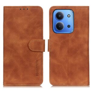 KHAZNEH Xiaomi Redmi 15C 4G / 5G / Poco C85 Texture Horizontal Flip Θήκη Βιβλίο - Light Brown
