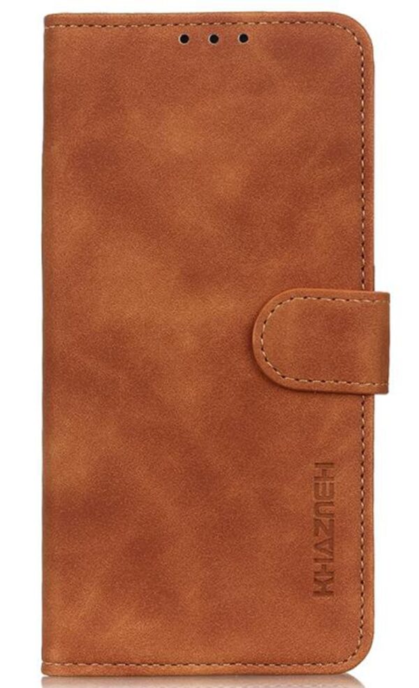 KHAZNEH Xiaomi Redmi 15C 4G / 5G / Poco C85 Texture Horizontal Flip Θήκη Βιβλίο - Light Brown