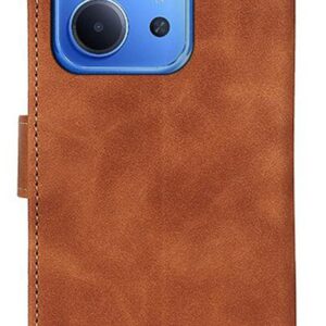 KHAZNEH Xiaomi Redmi 15C 4G / 5G / Poco C85 Texture Horizontal Flip Θήκη Βιβλίο - Light Brown