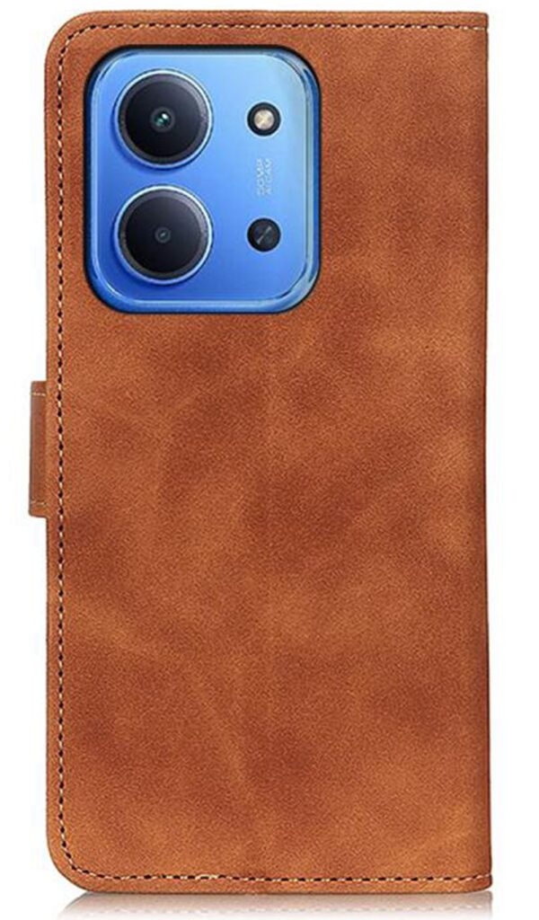 KHAZNEH Xiaomi Redmi 15C 4G / 5G / Poco C85 Texture Horizontal Flip Θήκη Βιβλίο - Light Brown