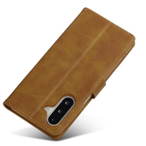 LC.IMEEKESamsung Galaxy A26 5G / A17 4G / 5G Calf Texture Θήκη Βιβλίο - Light Brown