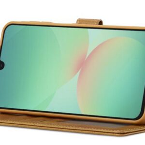 LC.IMEEKESamsung Galaxy A26 5G / A17 4G / 5G Calf Texture Θήκη Βιβλίο - Light Brown