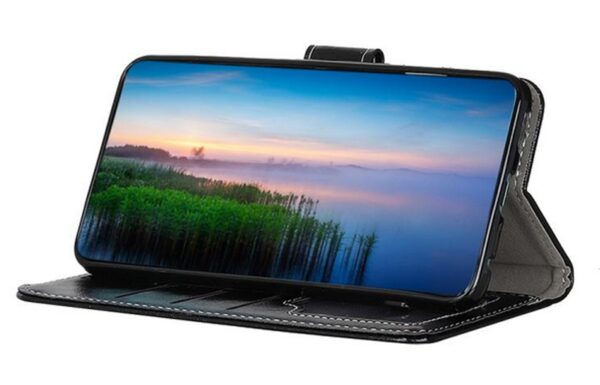 Tel1 Xiaomi Redmi 15C 5G / 4G / Poco C85 Retro Crazy Horse Θήκη Βιβλίο - Black