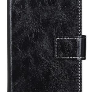 Tel1 Xiaomi Redmi 15C 5G / 4G / Poco C85 Retro Crazy Horse Θήκη Βιβλίο - Black