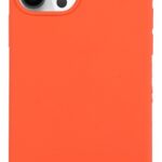 Forcell iPhone 14 Pro Max Soft Touch Θήκη Σιλικόνης - Orange