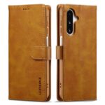 LC.IMEEKESamsung Galaxy A26 5G / A17 4G / 5G Calf Texture Θήκη Βιβλίο - Light Brown