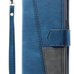 Tel1 Samsung Galaxy A26 5G / A17 4G / 5G Stitching Patch Θήκη Βιβλίο - Blue
